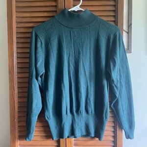 Ribbed Green Sweater Dress Barn | 8